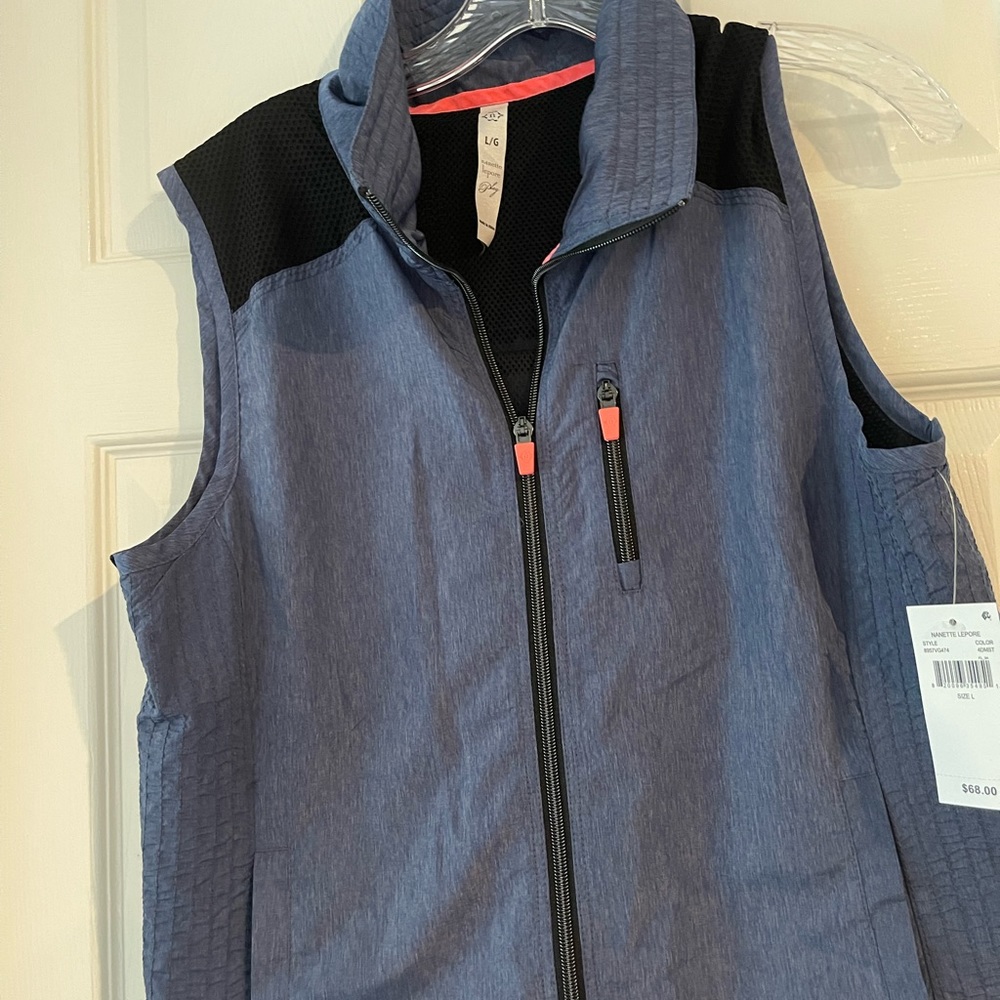Nanette Lapore Size Large Women’s Vest Purple NWT